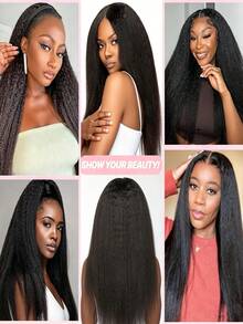 Boho Braids Kinky Straight Human Hair Crochet Braids Extensions Pre-Separated Invisible Remy Hair Bundles With Loop Knotless For Braiding - SNatural - View 14