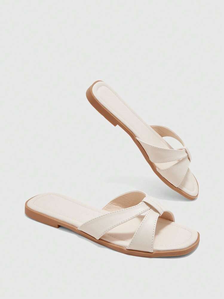 CUCCOO CHICEST Women's Casual Flat Sandals, Comfortable Open Toe Beach/Street Wear Slippers, Summer/Autumn Spring Shoes Summer Shoes