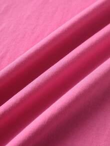 ROMWE MEN Men's Hand-Painted Spray Edge Loose Fit Tank Top - Hot Pink - View 6