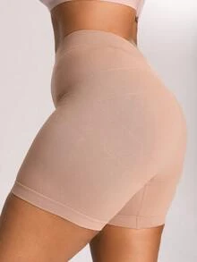 Barelissa 1 pieza Leggings moldeadores deportivos de base cómoda y sin costuras para tallas grandes - Marrón Mocha - Ver 6