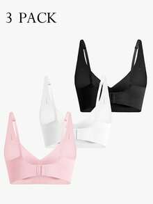 Ocili Women's 2026 Hot-Selling Comfortable High-Quality Fitted Bra 3pcs Set - Multicolor - View 4