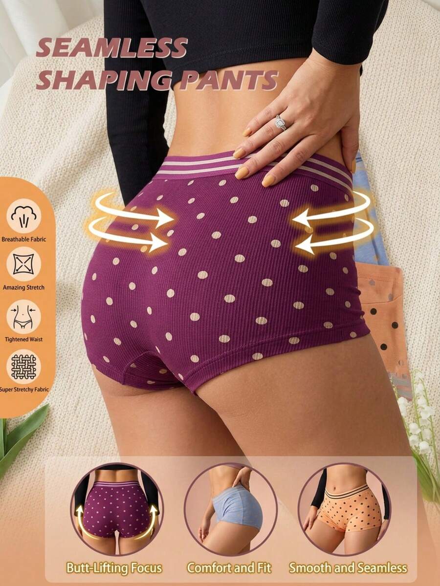Lady Boxer Package 6 Pieces Underwear One Size Random Models - Multicolor D - View 1