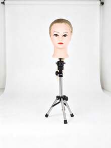 Mini Tripod Mannequin Head Stand, Adjustable Wig Tripod Stand (36.83-55.37 Cm), Compatible With Mannequin Heads And Training Heads - Silver - View 10