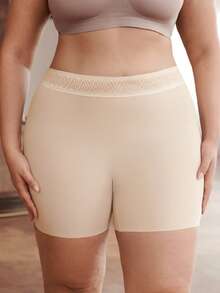Slumbrini 3 piezas Bragas sin costuras de talle alto para mujer de talla grande, control de abdomen, suaves y transpirables, elásticas - Multicolor - Ver 5