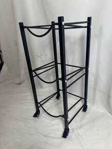 Water Bottle Rack, Multi-Layer (3 Layers) Bottle Stand, Kitchen, Office, Living Room Bottle Storage Rack - Black - View 6
