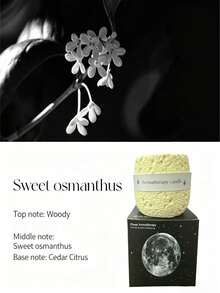 Cirelle 1pc Wabi-Sabi Concrete Scented Candle | Natural Soy Wax Candle With Volcanic Rock Texture Aromatherapy Cup - multi-flavor - View 9