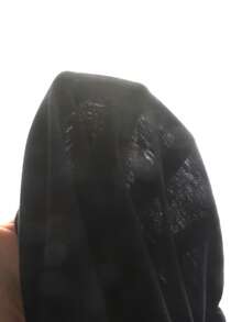 SHEIN Tween女孩/女孩夏季新款時尚優雅純色休閒百搭抓皺腰褶皺T恤，適合日常、校園、海灘、度假與居家穿著（白色） - 黑色 - 查看 5