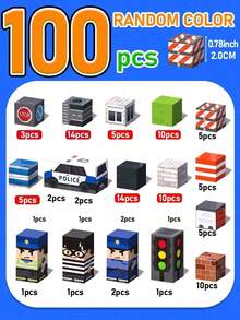 MINKOJA Magnetic Block Set, Magnetic Blocks, Creative Games, Gift For Children Aged 3 And Over, ,Travel Toy,Easter,Building Blocks,Building Block Sets,Magnetic Blocks - Multicolor - View 10