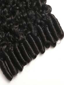 Boho Braids Miracle Knots 鉤針真人髮 捲髮 羽毛鉤針髮 預迴圈無結預分束 真人髮束 隱形 Miracle Knots 可重複使用女性鉤針真人髮 - SNatural - 查看 7