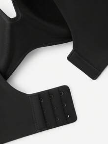 LUVLETTE Plus Dream Curve Everyday No-Show Seamless Lift Curve Fit Cushion Push-Up T-Shirt Invisible Basic Black Essential Bra - Black - View 9
