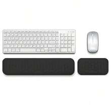 1pc/Set Ergonomic Desk Wrist Rest Support - Ergonomically Designed, Very Soft & Comfortable, Mouse Pad - Suitable For Computer Desks And Office Supplies - Comfortable Elbow Support For Gaming And Office, Suitable For Work Relaxation - Black - View 14