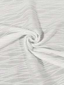 Franclia Ruffle Pleated Solid Color Sexy Bandeau Tank Top - White - View 6