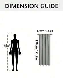 1 Piece Solid Color Full Blackout Curtain With Heat Insulation And Coated Insulated Lining, Rod Pocket Top Design, Suitable For Living Room, Bedroom, Kitchen, Bathroom And Home & Room Decoration - Multicolor - View 10