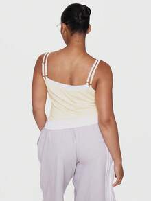 MUSERA Top de tirantes ajustado de doble capa con estampado gráfico de eslogan, talla grande, estilo lindo para verano, primavera, vacaciones y uso diario, Bad Timing - Multicolor - Ver 2