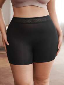 Slumbrini 3 piezas Bragas sin costuras de talle alto para mujer de talla grande, control de abdomen, suaves y transpirables, elásticas - Multicolor - Ver 6