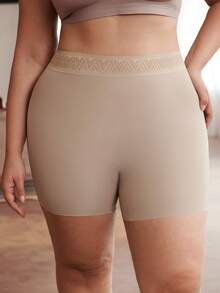 Slumbrini 3 piezas Bragas sin costuras de talle alto para mujer de talla grande, control de abdomen, suaves y transpirables, elásticas - Multicolor - Ver 9