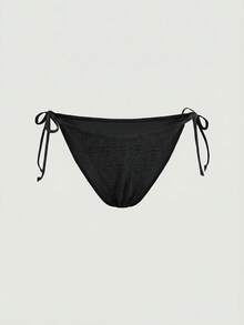 SHEIN MOD 女款度假海灘泳衣套裝 黑色 夏季 性感 - 黑色 - 查看 10