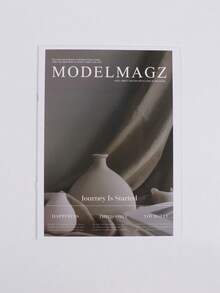 1pc Minimalist English Magazine Photo Shoot Background Live Broadcast Photo Prop Street Style Display Home Decoration Best Gifts Birthday - magazine - View 11