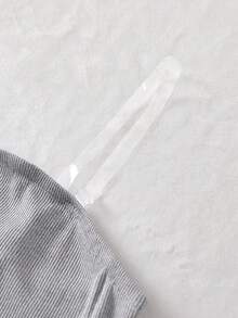 SHEIN 2件套少女沙滩度假风针织拼接布料编织星星装饰套装，适合外出、度假、旅行 - 灰色 - 查看 5
