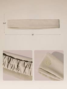 GLOWMODE FeatherFit™-Air Work It Sweat-Absorbent Training Headband Gym - Volcanic Gray - View 6