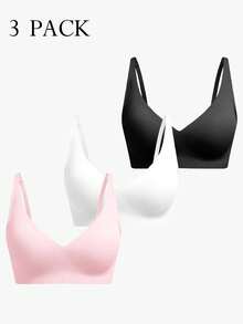 Ocili Women's 2026 Hot-Selling Comfortable High-Quality Fitted Bra 3pcs Set - Multicolor - View 3