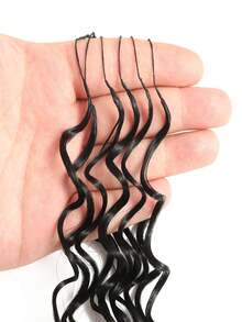 Boho Braids Miracle Knots 鉤針真人髮 捲髮 羽毛鉤針髮 預迴圈無結預分束 真人髮束 隱形 Miracle Knots 可重複使用女性鉤針真人髮 - SNatural - 查看 12