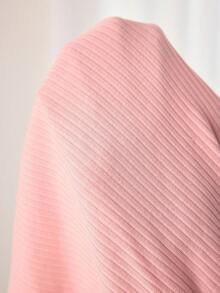 Ocili 女士夏季罗纹针织露脐背心和短裤睡衣套装 - 粉色 - 查看 8