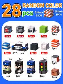 MINKOJA Magnetic Block Set, Magnetic Blocks, Creative Games, Gift For Children Aged 3 And Over, ,Travel Toy,Easter,Building Blocks,Building Block Sets,Magnetic Blocks - Multicolor - View 8