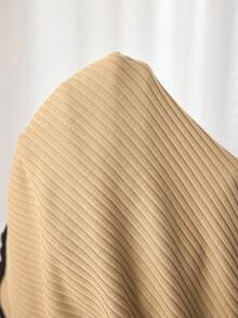 Ocili Bộ đồ ngủ nữ gồm áo hai dây và quần short phối màu tương phản - Màu Khaki - Xem 8