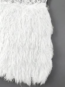 Glamine Charm Đầm ngắn màu nâu mới, không tay, ôm sát, đính sequin, gợi cảm và thanh lịch, có khóa kéo phía sau, phù hợp cho mọi mùa và có thể mặc quanh năm, bao gồm đầm phù dâu, đầm dự đám cưới, đầm dự tiệc, đầm sinh nhật, đầm thanh lịch, đầm nghỉ dưỡng, đầm hẹn hò và đầm cocktail. - trắng - Xem 6