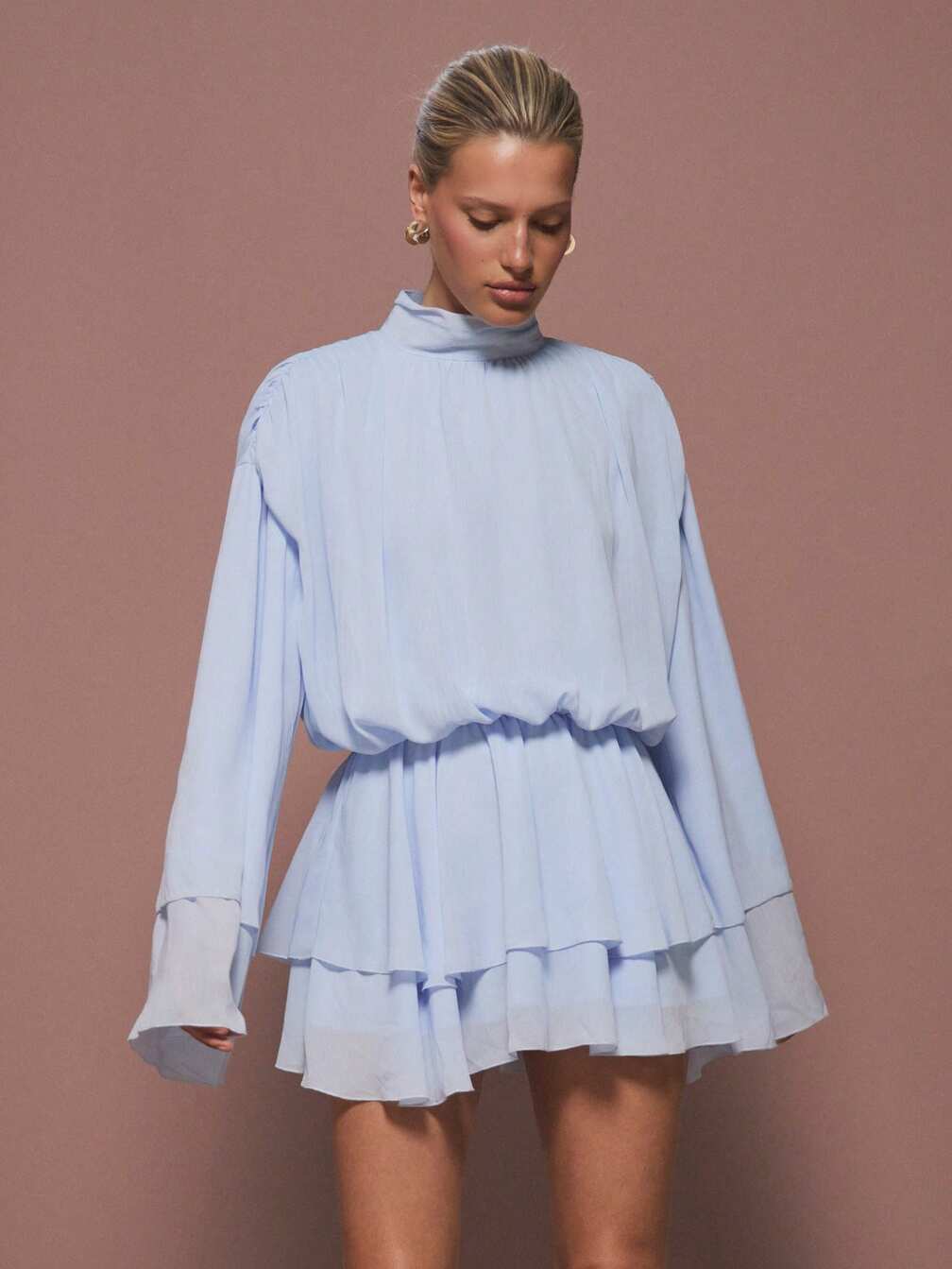 denim playsuit dress Roseann Size:2XL (18 neck - 35 sleeve) tulle_wedding_dress day wear Iconic Givenchy gown in