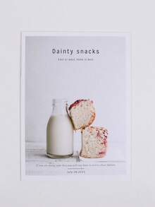 1pc Minimalist English Magazine Photo Shoot Background Live Broadcast Photo Prop Street Style Display Home Decoration Best Gifts Birthday - magazine - View 17