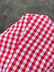 Mono informal de cintura ajustada con estampado, de estilo vacacional, sin mangas y con abertura frontal, para primavera/verano - Multicolor - Ver 3