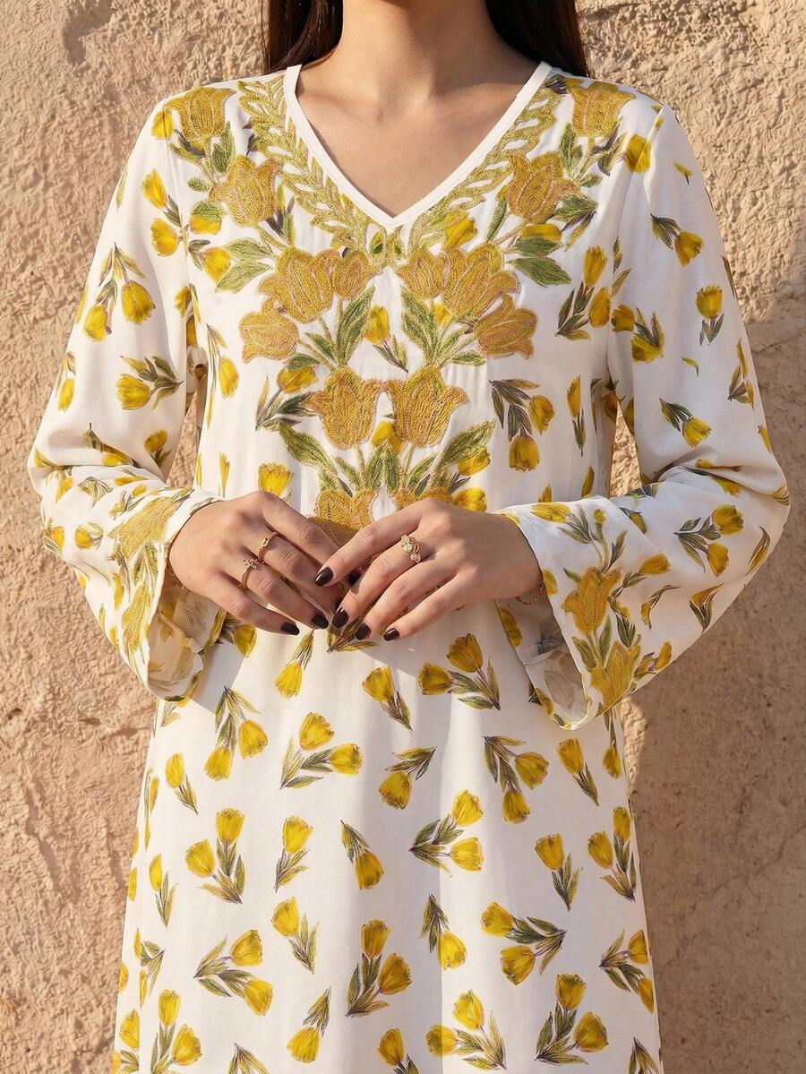 Al Najma Casual, Simple, And Conservative Arabian Dress | SHEIN Singapore