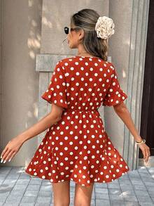 Women Plus Size Sports Dresses - Blue and White 2 - View 9