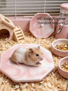 1 Durable Stable Random Texture Easy Clean Cooling Pad For Hamster Summer Small Animal Cage Decoration Accessory For Dwarf Hamster - View 4