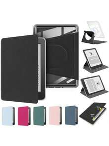 1 PC Magnetic Auto Wake Sleep 360 Rotation Detachable Acrylic Case Cover For Kindle Generation With Smart Cover Feature Transparent Perfect For Office Travel Daily Use Hot Kindle Protective Case - Multicolor - View 3