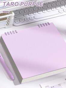 1pc High-Quality Notebook, 60 Sheets/120 Pages Vintage Square Grid Flip Notebook, Detachable Grid Paper Memo Pad - multicolor - View 18
