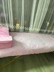 1pc Massage Table Sheet, Massage Bed Cover With Face Hole, Fitted Sheet Massage Table Cover, Perfect For Beauty Salons - Multicolor - View 10