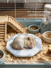 1 Durable Stable Random Texture Easy Clean Cooling Pad For Hamster Summer Small Animal Cage Decoration Accessory For Dwarf Hamster - View 3