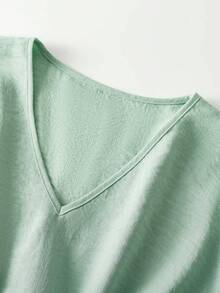 EMERY ROSE Women's Ruffle Sleeve High Waist Elegant Cottage Core Long Dress Picnic Sage Green Summer - Green - View 4