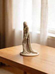 1件 3D列印 PLA材質 神秘面具雕塑 家用桌面 酒櫃 餐桌 玄關牆面裝飾 現代藝術擺飾 獨特禮物 - 神秘蒙面女士擺件 - 查看 3