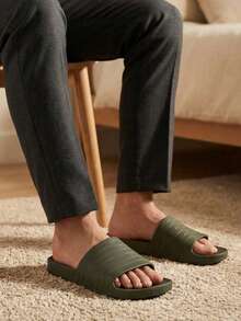 Men Sandals - Olive Green - View 1