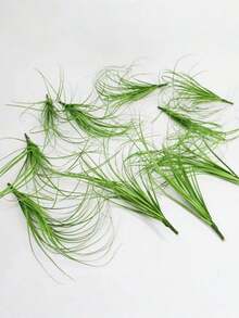 8/16-Piece Artificial Plant Set, Artificial Bush Wheat Grass Greenery, Artificial Green Plant Stems, Realistic Outdoor Plants, Home Decor, Simulation Tall Grass Artificial Plants, Indoor And Outdoor Decoration - Green - View 4