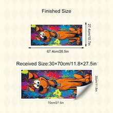 1Pc Creative Trash Can Stickers, Colorful Cartoon Dog Donkey Horse Lion Patterns, Garden Path Design, Funny Animal Decals For Trash Bins Indoor Outdoor, Home Kitchen Bathroom Decor - multicolor - View 14