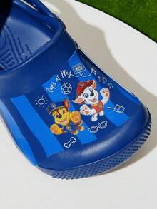 Cozy Pixies | PAW Patrol 可愛卡通藍色兒童抓握強化園藝幼兒與嬰兒透氣快乾水鞋，輕量耐用 EVA 材質，Pl - 藍色 - 查看 3
