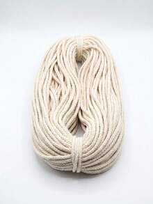 Macrame Cord 10mm X  4.3yd Natual Macrame Rope, 3 Strand Twisted Cord For Wall Hanging, Plant Hangers, Crafts, Gift Wrapping And Wedding Decorations - White - View 20