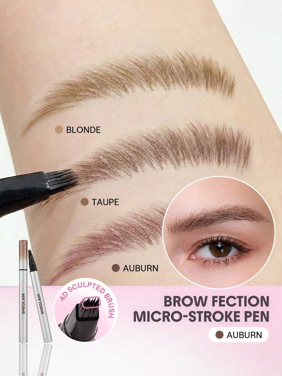 SHEGLAM Brow-Fection Micro-Stroke Liquid Pen-06 Auburn - Auburn - View 1
