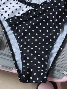 Costavie 女款多色印花兩件式比基尼套裝 新款圓杯掛脖式粗肩帶 性感優雅 度假海灘泳池派對泳衣 - 彩色 - 查看 8