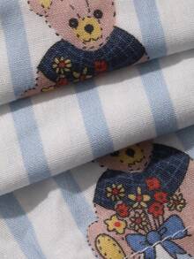 DAZY Infant/Toddler (Girl) Collared Casual Long Sleeve T-Shirt And Casual Long Pants 2 Pieces Loungewear Set - Baby Blue - View 8